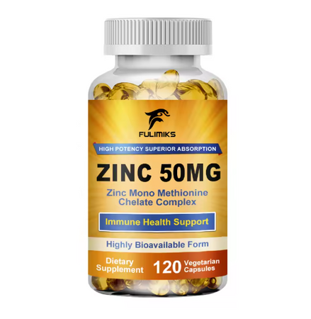 Zinc Capsules, Ultra Absorbable, Non-GMO, Gluten Free, 120 Vegetarian Capsules