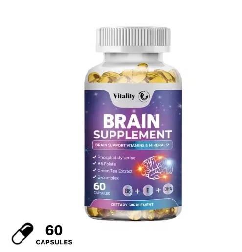 Brain Supplement - Contains Multivitamin And Mineral Extracts To Improve Memory