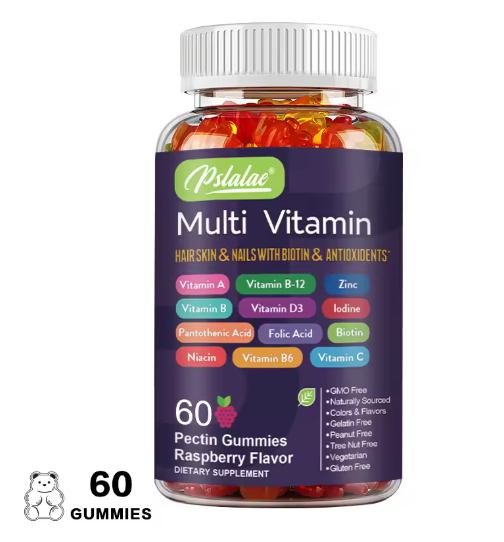 Multivitamin Gummies - with Vitamins and Minerals - Enhances Energy Levels, Immune Support, Antioxidant