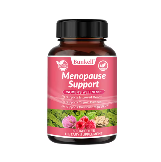 Menopause Support Supplements for Women Can Relieve Hot Flashes, Night Sweats, Mood Swings, Low Energy and More.