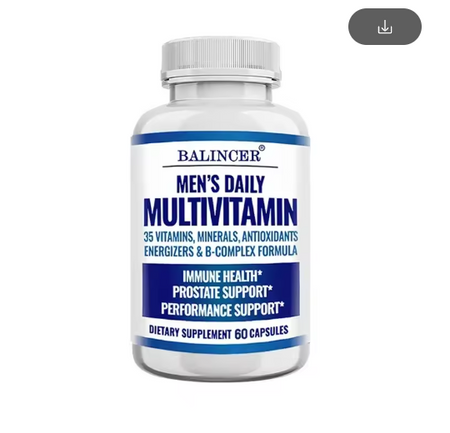 Multivitamin Supplement for Men – Provides Cognitive Brain Health, Energy and Stamina, and Muscle Mass