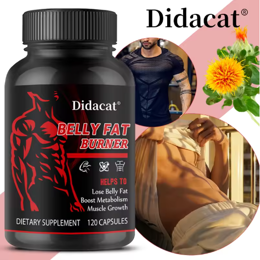 Belly Fat Burner for Men - Reduce Body Fat, Preserve Muscle Mass & Promote Healthy Metabolism - CLA Dietary Supplement