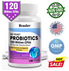 120 Billion Probiotics Contain Prebiotics and Digestive Enzymes To Improve Intestinal Digestion and Support Immune Health