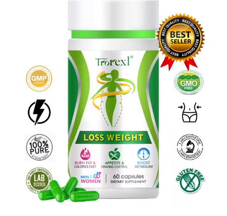 Lotus Leaf Extract Tea Polyphenol Capsules Detox & Fat Burner Night Enzymes, Appetite Suppressant Diet Pills