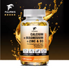 Calcium Magnesium Zinc + D3 Vitamin Nutritional Supplement - Supports Bone Density & Muscle Health - Immune Support