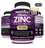 Premium Zinc Picolinate 100 Mg Per Serving - 120 Capsules - Boosts Immune Support, Sleep & Energy