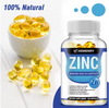 Zinc Capsules Support The Body's Immune Defense 120 Vegan Capsules Non-GMO, Gluten-Free