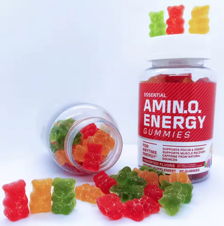 exercise amino acid energy gummies for bone health promoting muscle recovery and growth providing energy