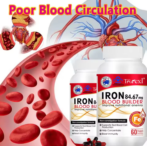 Trorexl iron supplement anemia donkey-hide gelatin Increase red blood cell blood supplement 60capsule