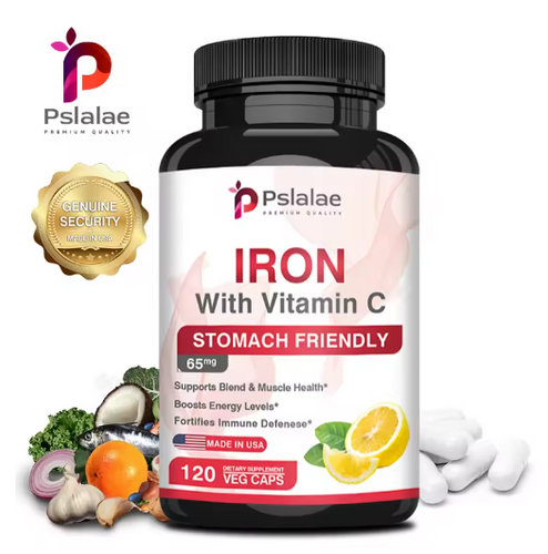 Iron and Vitamin C Supplements - Increase Energy, Improve Focus, and Improve Immune Function