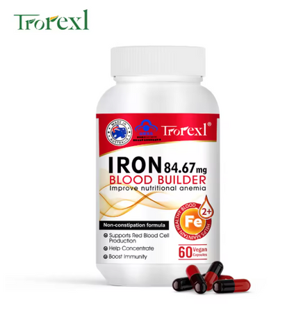 Trorexl iron supplement anemia donkey-hide gelatin Increase red blood cell blood supplement 60capsule