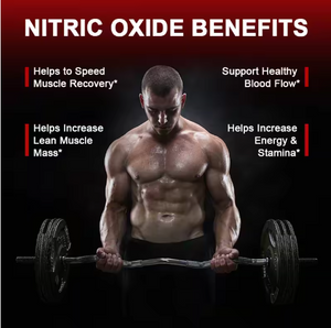 Nitric Oxide Booster Pre-Workout Boosts Muscle, Pump, Energy and Endurance,Performance & Muscle Mass,L-arginine Supplement