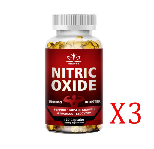 Nitric Oxide Booster Pre-Workout Boosts Muscle, Pump, Energy and Endurance,Performance & Muscle Mass,L-arginine Supplement